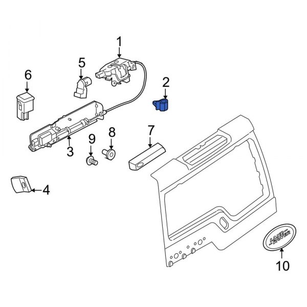 Liftgate Latch Clip