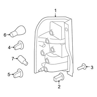 Land Rover OE - Rear Lamps - Combination Lamps