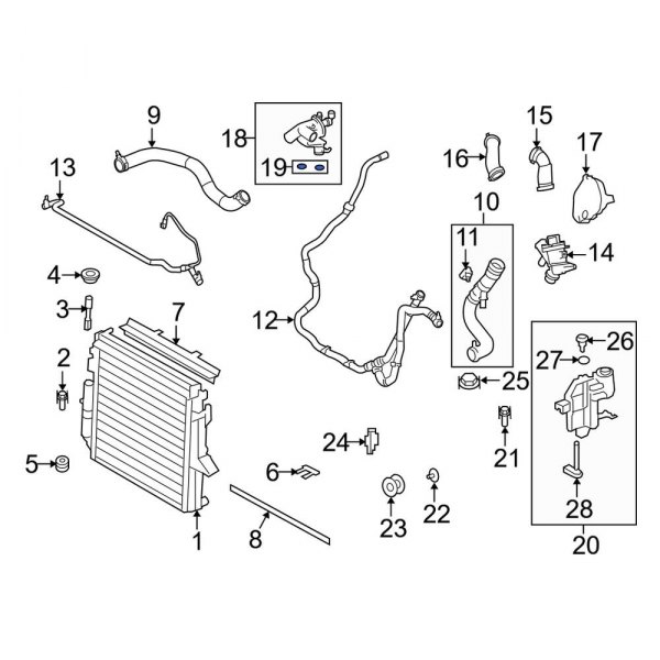 Engine Coolant Outlet O-Ring