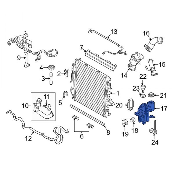 Engine Coolant Reservoir