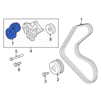 Land Rover OE - Accessory Drive Belt Tensioner Assembly