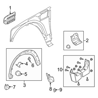 Land Rover OE - Fender - Exterior Trim