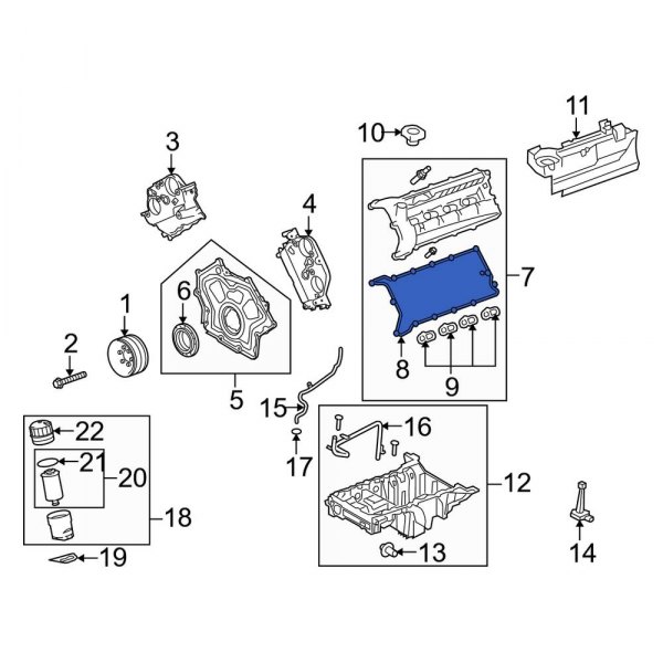 Engine Valve Cover Gasket