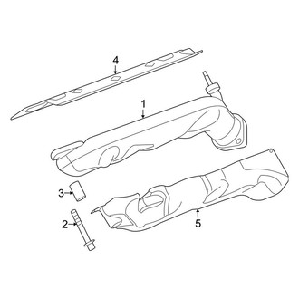 Land Rover OE - Exhaust System - Manifold (Base / HSE / HSE Lux)