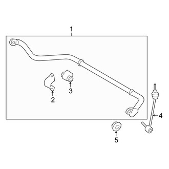 Land Rover OE - Front Suspension - Stabilizer Bar & Components