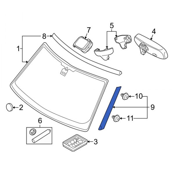 Windshield Molding