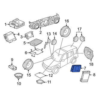Land Rover OE - Radio Control Unit