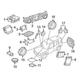 Land Rover OE - Instrument Panel - Sound System