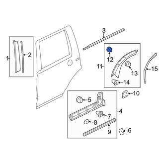 Land Rover OE - Fender Flare Clip