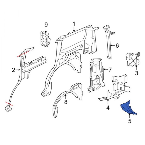 Quarter Panel Reinforcement