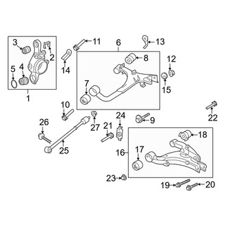 Land Rover OE - Rear Suspension - Suspension Components
