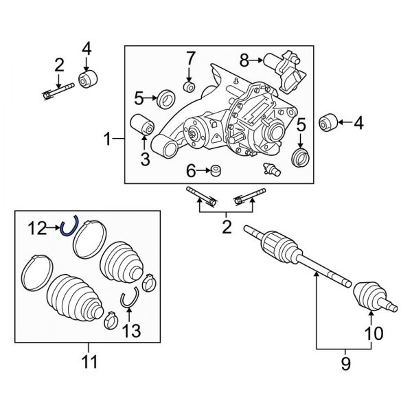 CV Joint Clip