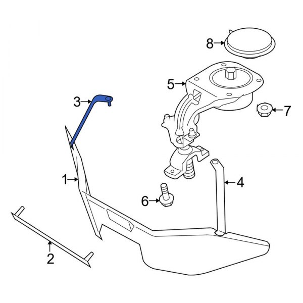 Spare Tire Cover Bracket