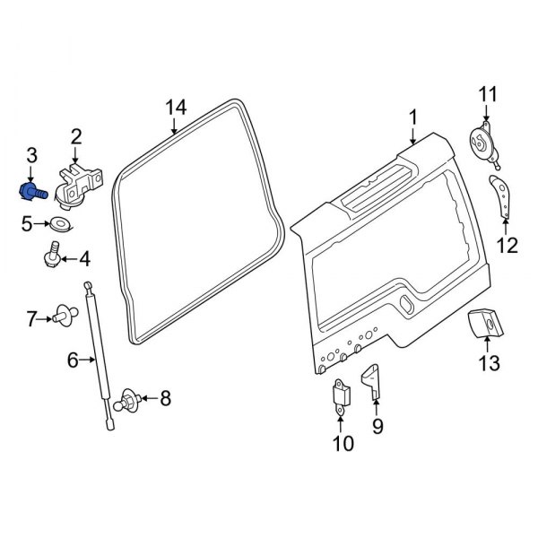 Liftgate Hinge Bolt