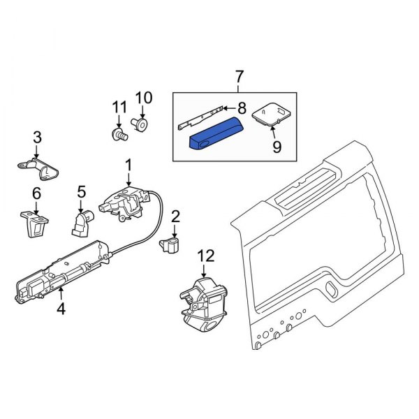 Liftgate Latch Handle