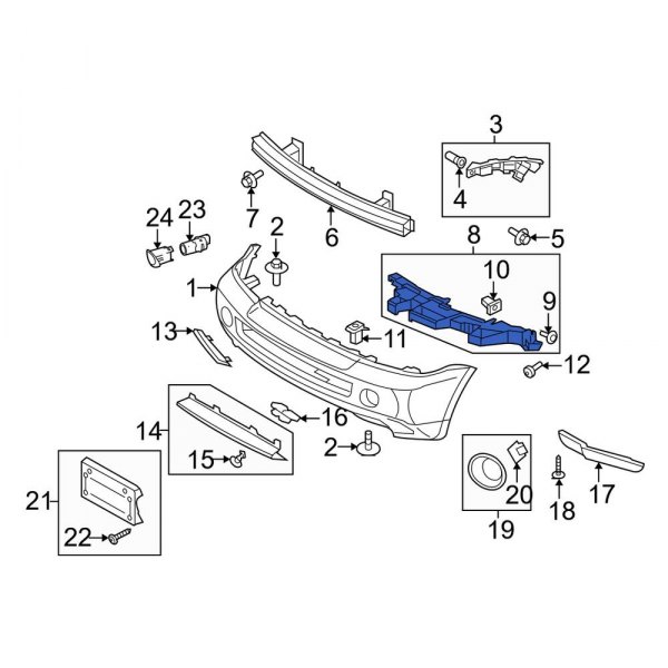 Bumper Cover Bracket