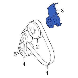 Land Rover OE - A/C Drive Belt Idler Pulley Bracket