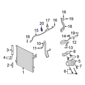 Land Rover OE - A/C Refrigerant Pressure Sensor
