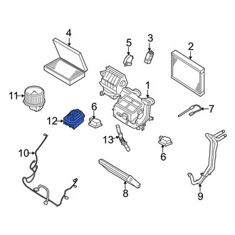 Land Rover OE - Front HVAC Blower Motor Resistor