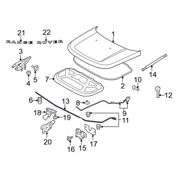 Hood Release Cable