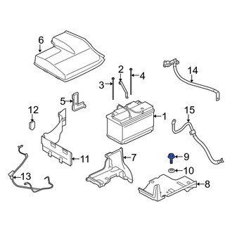 Land Rover OE - Battery Tray Bolt
