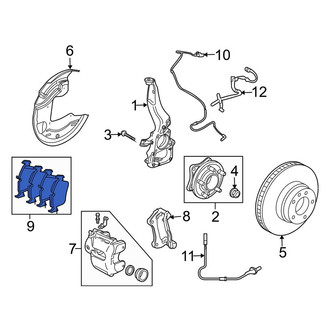 Land Rover OE - Front Disc Brake Pad Set
