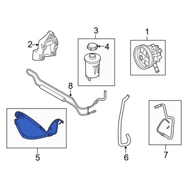 Power Steering Pressure Hose