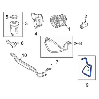 Land Rover OE - Power Steering Return Hose