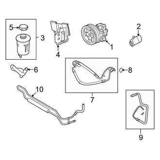 Land Rover OE - Steering Gear & Linkage - Pump & Hoses