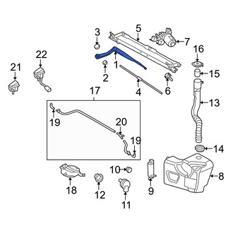 Land Rover OE - Front Left Wiper Arm