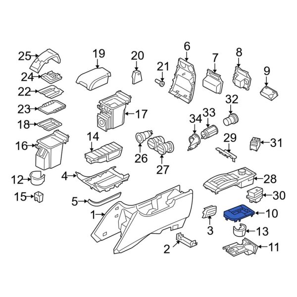 Automatic Transmission Shift Cover Plate