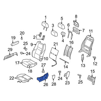 Land Rover OE - Left Seat Trim Panel