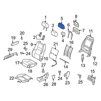 Land Rover OE - Front Headrest Cover