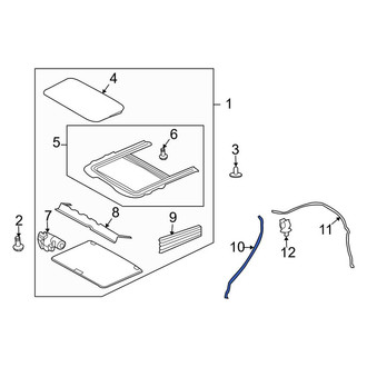 Land Rover OE - Front Sunroof Drain Hose