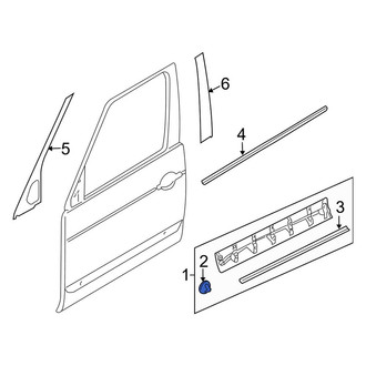 Land Rover OE - Door Molding Clip