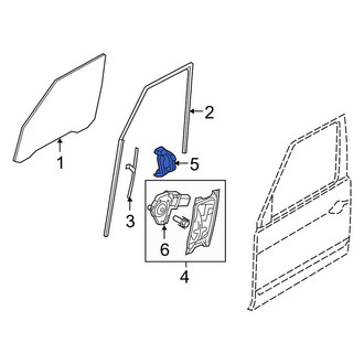 Land Rover OE - Front Right Window Regulator