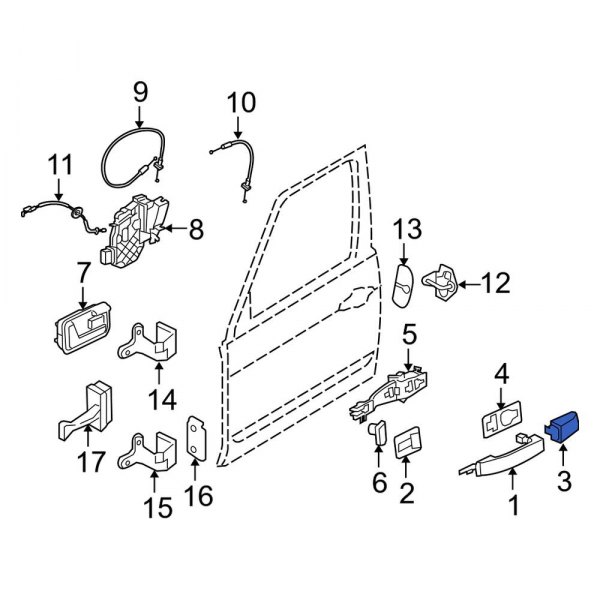 Exterior Door Handle Cover