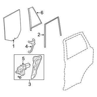 Land Rover OE - Rear Door - Glass & Hardware