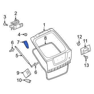 Land Rover OE - Left Liftgate Support Strut Holder