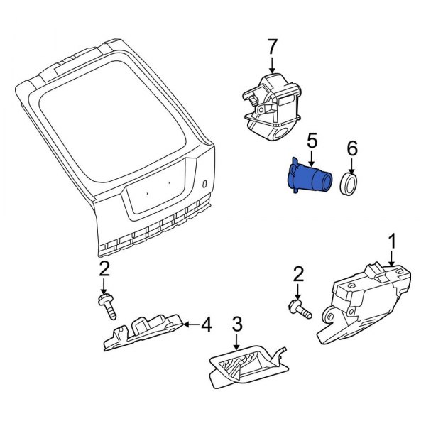 Liftgate Latch Release Switch