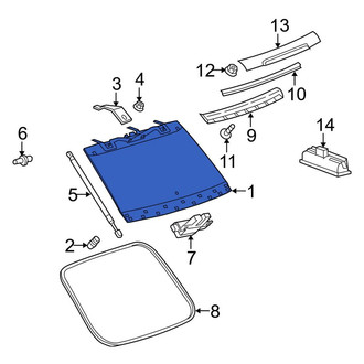 Land Rover OE - Rear Liftgate Glass