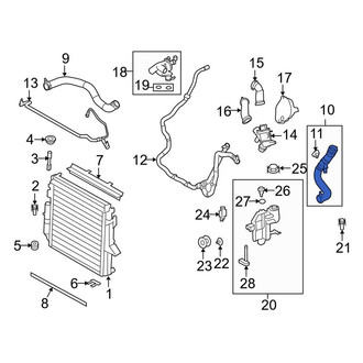 Land Rover OE - Lower Radiator Coolant Hose