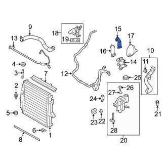 Land Rover OE - Lower Radiator Coolant Hose
