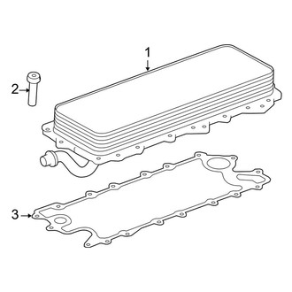 Land Rover OE - Cooling - Engine Oil Cooler (D Engine VIN Character)