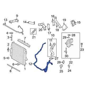 Land Rover OE - Engine Coolant Pipe