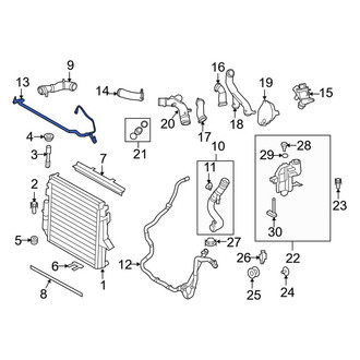 Land Rover OE - Engine Coolant Overflow Hose