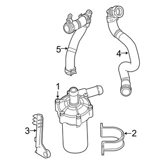 Land Rover OE - Cooling - Water Pump (Auxiliary), (Autobiography / Supercharged)