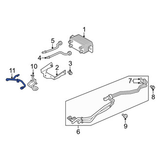 Land Rover OE - Automatic Transmission Oil Cooler Hose