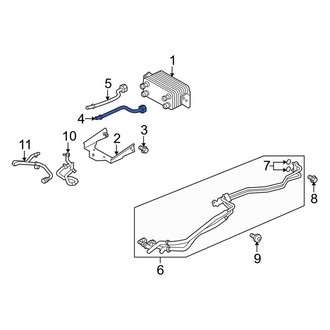 Land Rover OE - Automatic Transmission Oil Cooler Tube