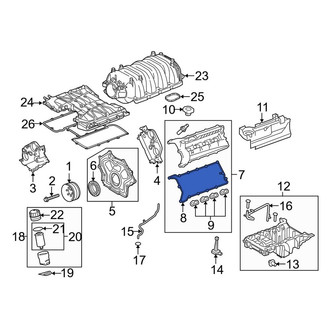 Land Rover OE - Right Engine Valve Cover Gasket